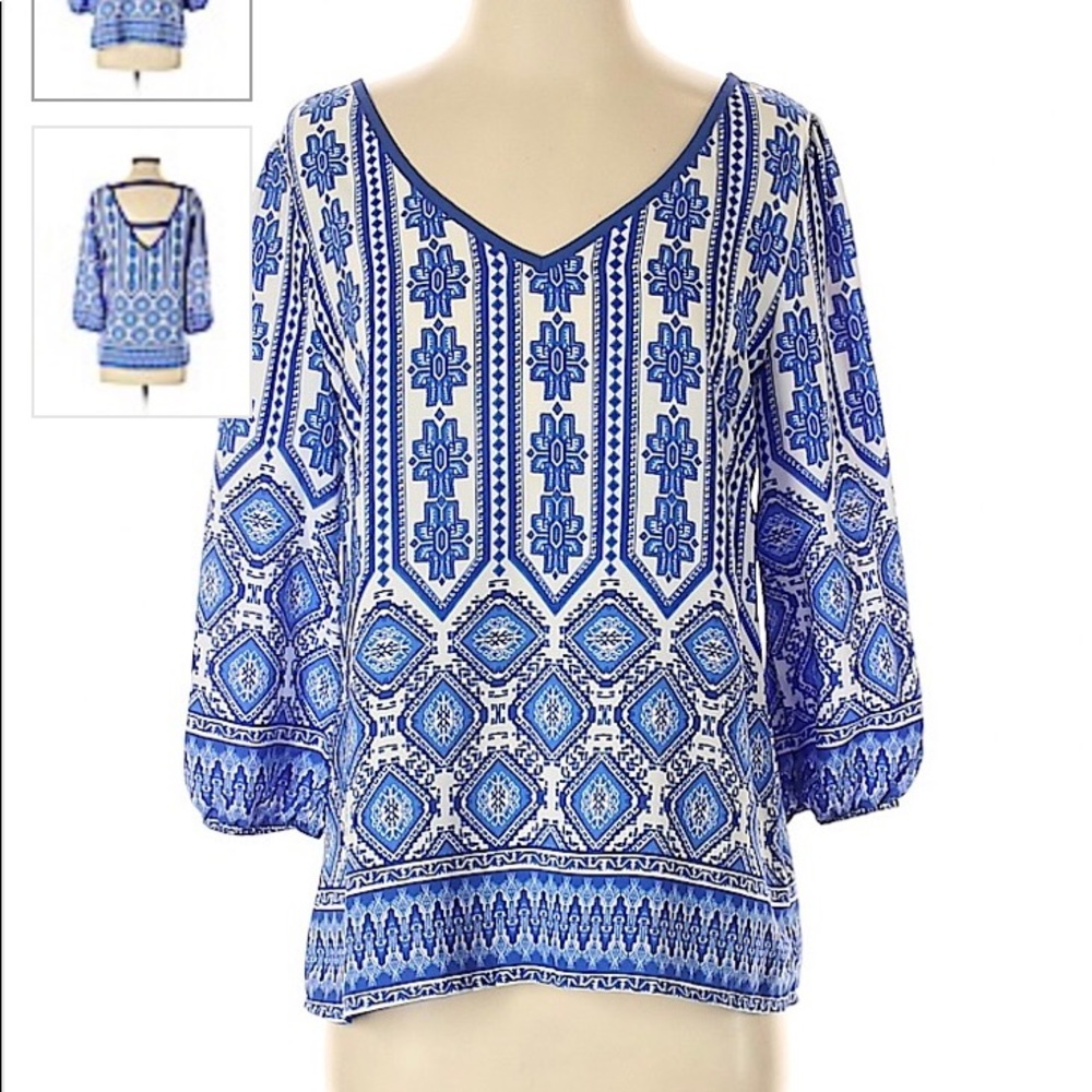 Myan 3/4 sleeve blouse